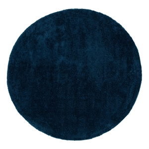 Safavieh August Shag 500 6'-7&quot x 6'-7&quot Power Loomed Polypropylene Rug in Navy