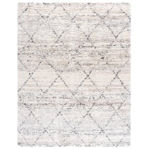 Safavieh Fontana Shag  800 10'-0&quotx14'-0&quot PowerLoomedPolypropyleneRuginGray/Ivory