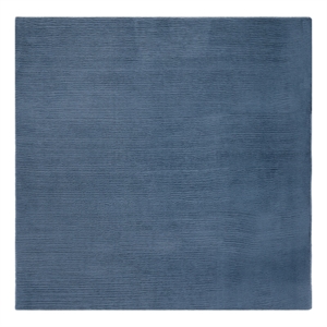 Safavieh Faux Rabbit Fur 6'-0&quot x 6'-0&quot Power Loomed Polyester  Rug in Dark Gray