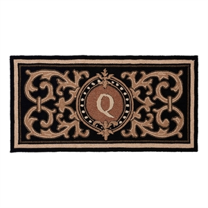 Safavieh Monogram 3'-0&quot x 6'-0&quot Hand Tufted  Rug in Black