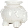 Safavieh Elephant Ceramic Garden Stool in White