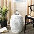 Safavieh Diamond Ceramic Garden Stool in Cream