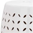 Safavieh Lattice Petal Ceramic Garden Stool in White