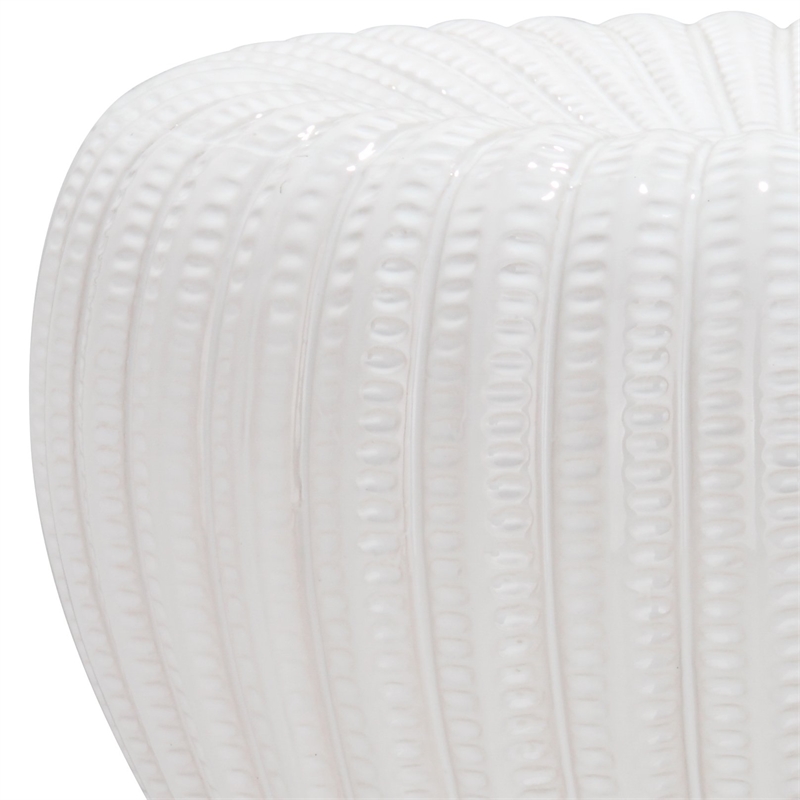 Safavieh Hour Glass Ceramic Garden Stool in White