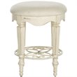 Safavieh Melissa Antique Vanity Stool in White - AMH4007A