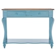 Safavieh Katie Wood Console Table in Dark Brown