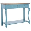 Safavieh Katie Wood Console Table in Dark Brown