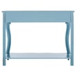 Safavieh Katie Wood Console Table in Dark Brown