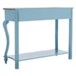 Safavieh Katie Wood Console Table in Dark Brown