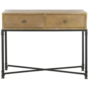 Safavieh Julian Ash Wood Console in Natural Color