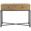 Safavieh Julian Ash Wood Console in Natural Color