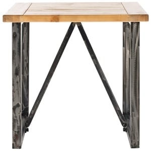 Safavieh Chase Wood Top End Table in Natural