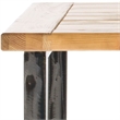 Safavieh Chase Wood Top End Table in Natural
