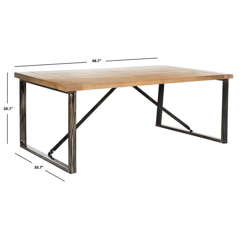 Safavieh Chase Coffee Table Fir Wood in Natural