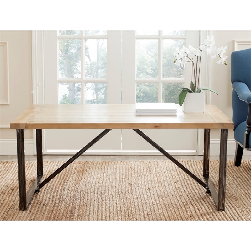 Safavieh Chase Coffee Table Fir Wood in Natural