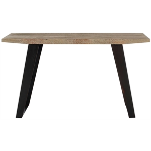 Safavieh Waldo Fir Wood Console in Natural Color and Black