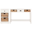 Safavieh Milan Distressed Side Storage Side Table in Cream