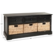 Safavieh Bud 3 Drawer Storage Unit in Black