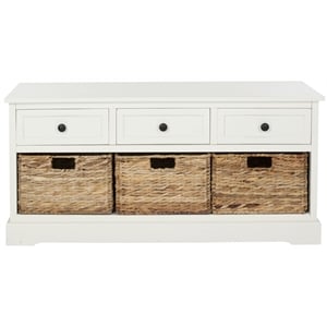 Safavieh Bud 3 Drawer Storage Unit in Cream
