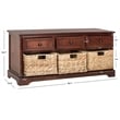 Safavieh Bud 3 Drawer Storage Unit in Dark Cherry