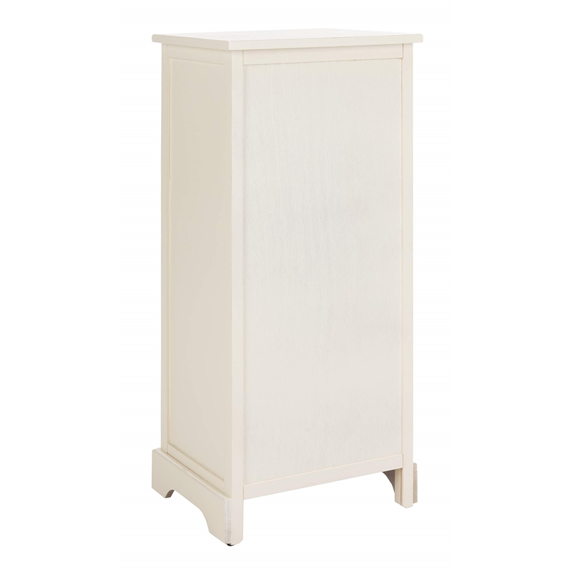 Safavieh Randy Wood Tall Storage Unit in Cream