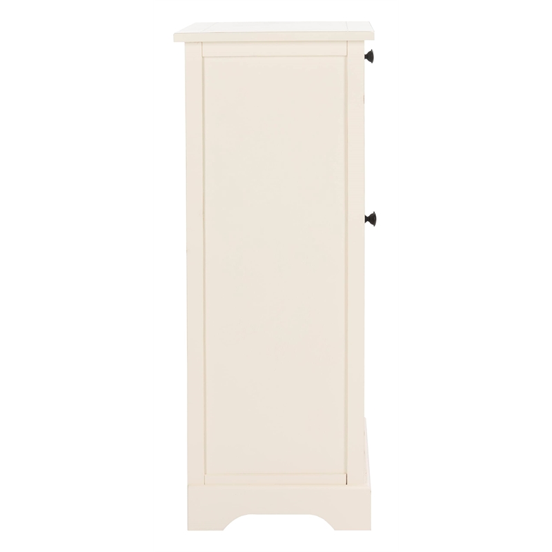Safavieh Randy Wood Tall Storage Unit in Cream