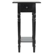 Safavieh Sabrina Wood End Table in Black
