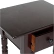 Safavieh Sabrina Wood End Table in Dark Cherry