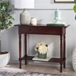 Safavieh Gary Wood Console in Dark Cherry