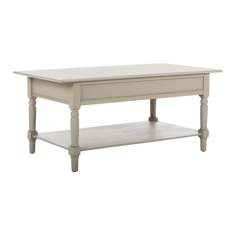 Safavieh Bosco Wood Coffee Table in Grey