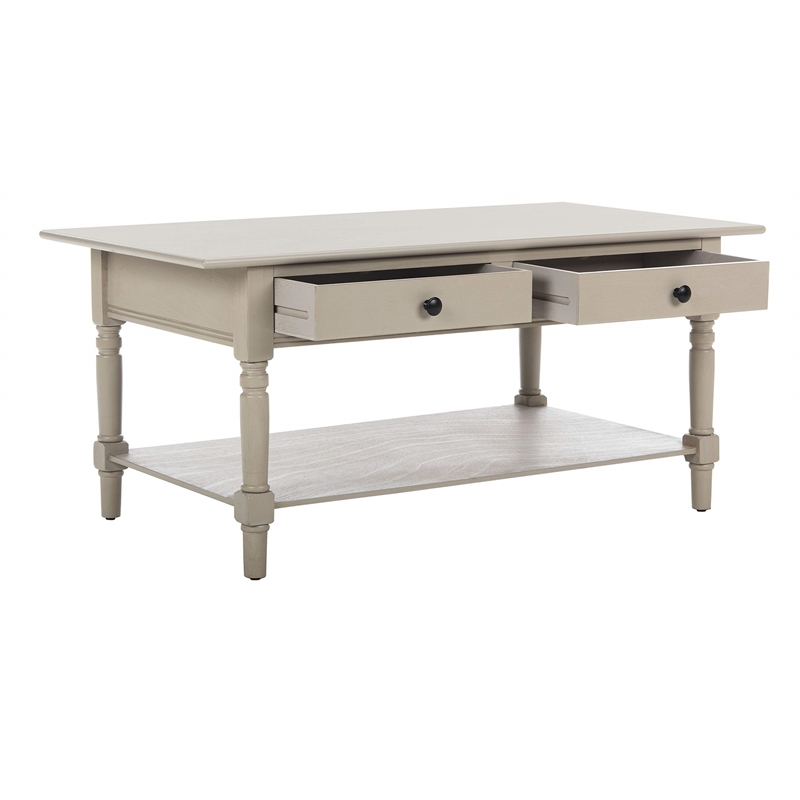 Safavieh Bosco Wood Coffee Table in Grey