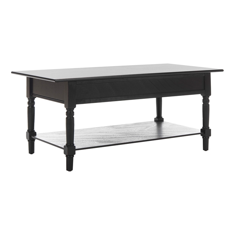 Safavieh Bosco Wood Coffee Table in Black