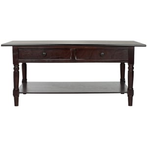 Safavieh Bosco Wood Coffee Table in Dark Cherry