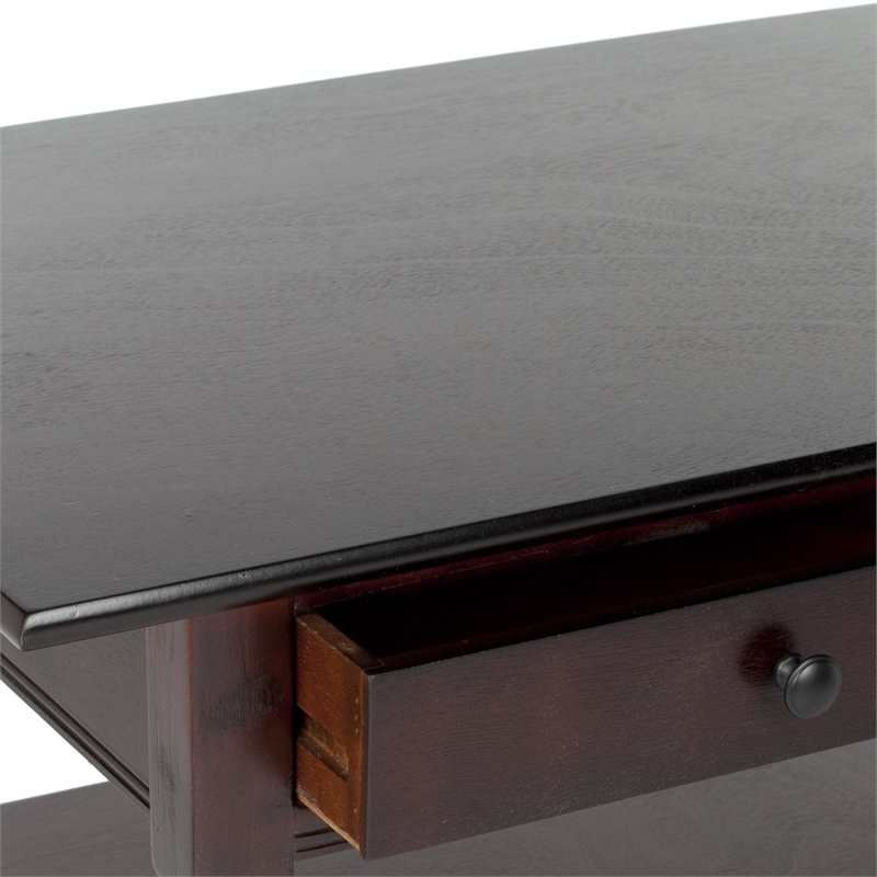 Safavieh Bosco Wood Coffee Table in Dark Cherry