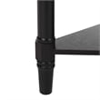 Safavieh Gabe Wood Corner Table in Black