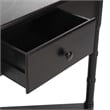 Safavieh Gabe Wood Corner Table in Black
