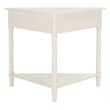 Safavieh Gabe Wood Corner Table in Cream