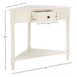 Safavieh Gabe Wood Corner Table in Cream