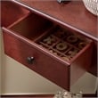 Safavieh Gabe Wood Corner Table in Dark Cherry