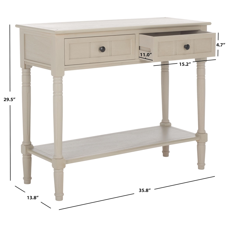 Safavieh Sam Wood Console in Grey