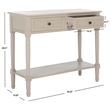 Safavieh Sam Wood Console in Grey