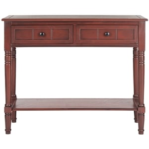 Safavieh Samantha Wood Console in Red