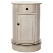 Safavieh Toby Wood Oval Cabinet in Grey