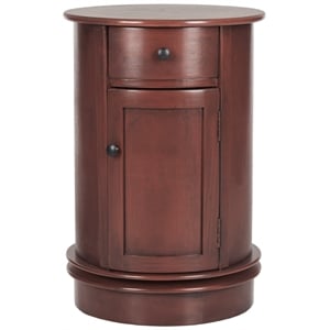Safavieh Tabitha Oval Cabinet in Red