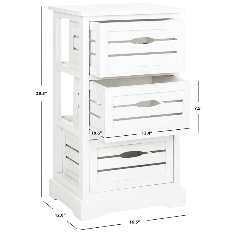 Safavieh Samara Cabinet in Cream