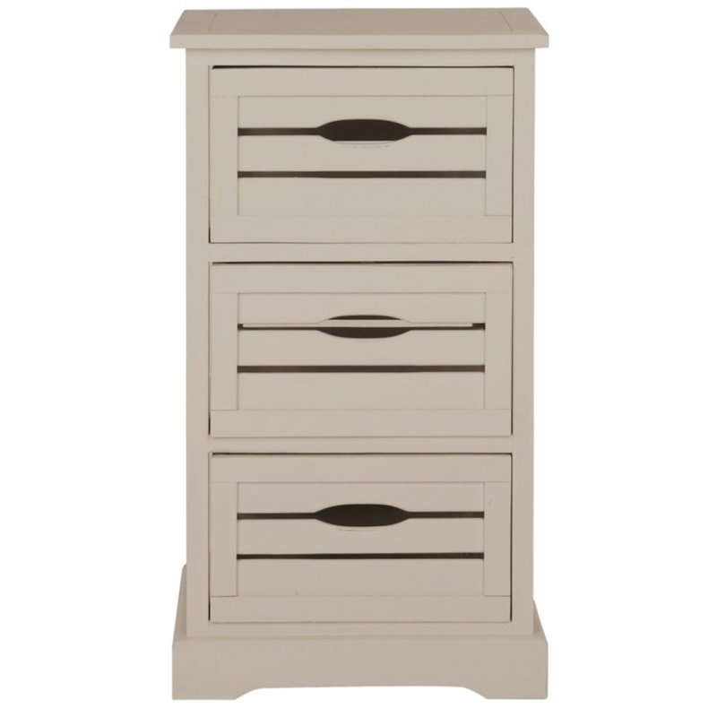 Safavieh Samara Pine 3 Drawer Cabinet In Gray Amh5713c