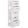 Safavieh Sarina Pine 5 Drawer Cabinet in Black