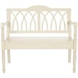 Safavieh Franklin Poplar Wood Bench in White