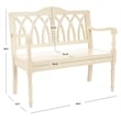 Safavieh Franklin Poplar Wood Bench in White
