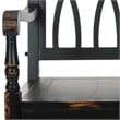 Safavieh Franklin Poplar Wood Bench in Black